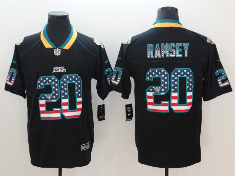 Men's Jacksonville Jaguars Jalen Ramsey #20 Black Jersey